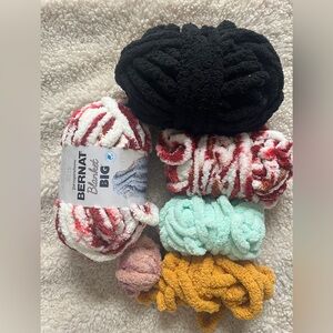 Bernat Blanket Big Yarn Bundle Jumbo Yarn Lot